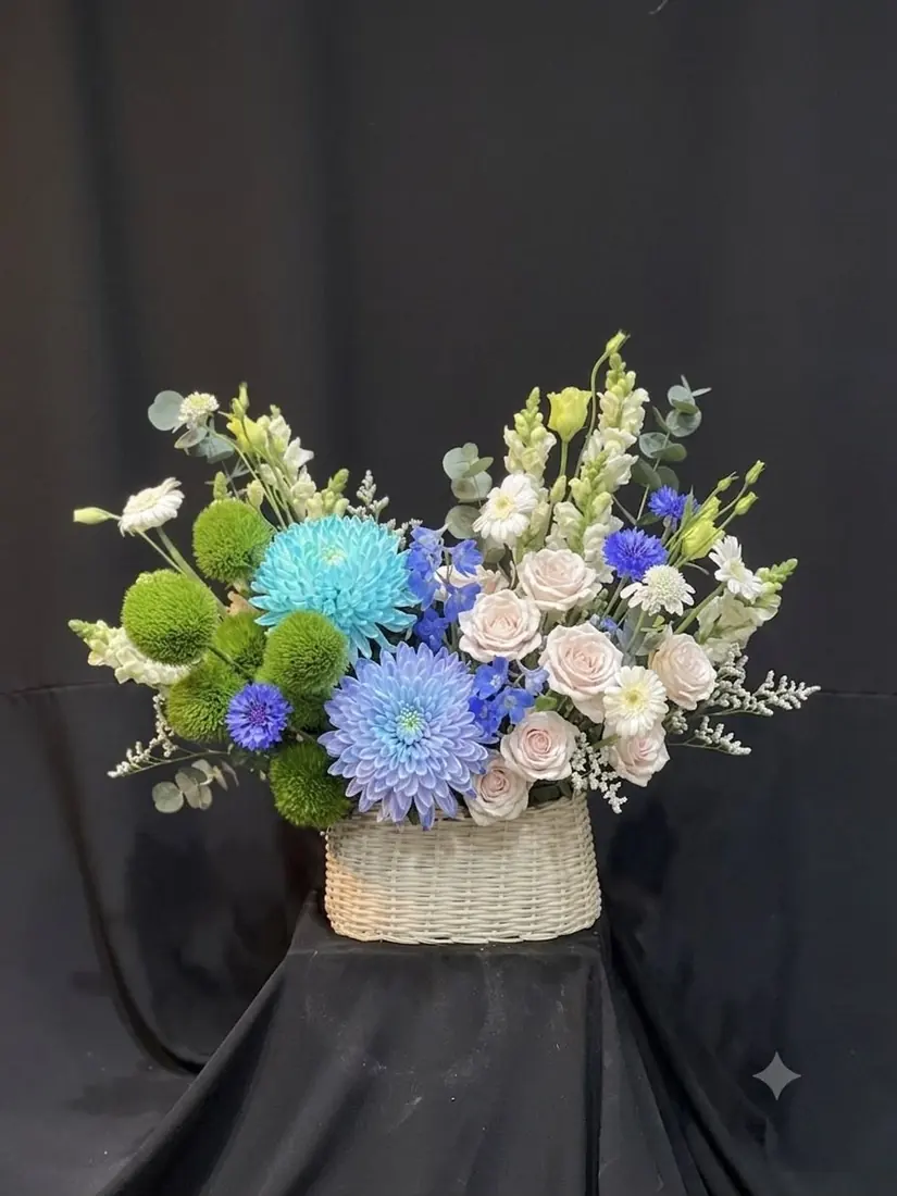 Blumenkorb „Himmelblau“